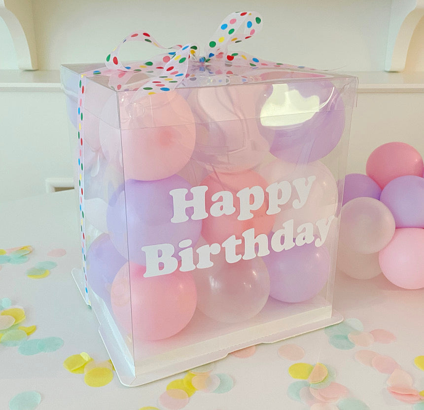 Fancy Balloon Gift Box