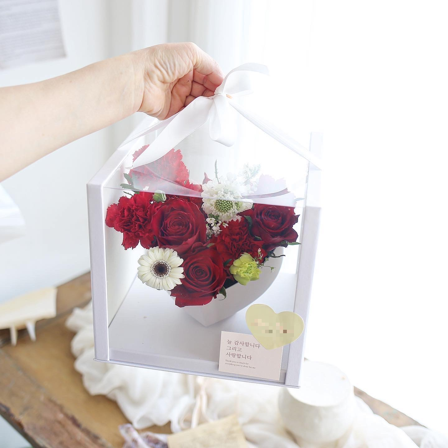 Heart Shaped Flower Box