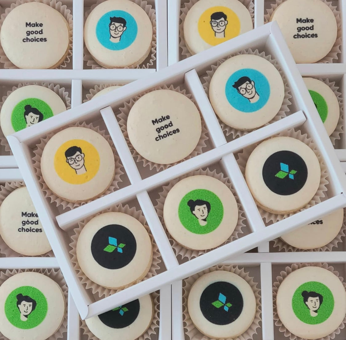 Photo-printed Macarons