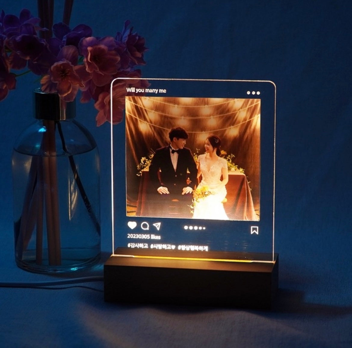 Customizable Photo Lamp