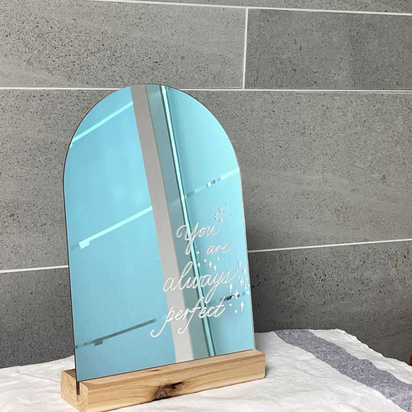 Custom made Mirror (Lettering)